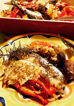 旨旨☆秋刀魚キノコのイタリアンオーブン焼-レシピのメイン写真