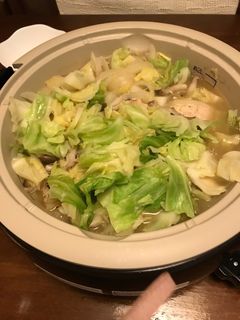 鮭と野菜の味噌鍋-レシピのメイン写真