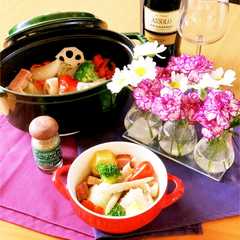 รูปของ ハーブソルトで根菜ロール白菜