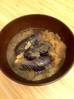 茄子と生姜のみぞれ煮-レシピのメイン写真