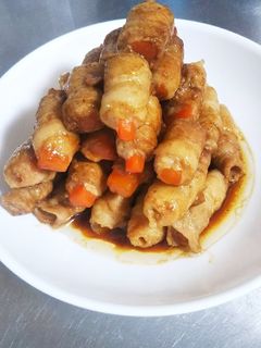 簡単!にんじんの肉巻き-レシピのメイン写真