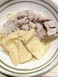 ほっこり!豚肉と糸こんと京揚げの煮物-レシピのメイン写真