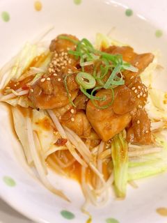 ピリ辛☆鶏肉の味噌炒め-レシピのメイン写真