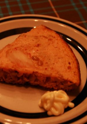 混ぜて焼くだけ！納豆キムチオムレツ-レシピのメイン写真
