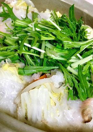 豚肉と白菜の餅入りミルフィーユ鍋-レシピのメイン写真