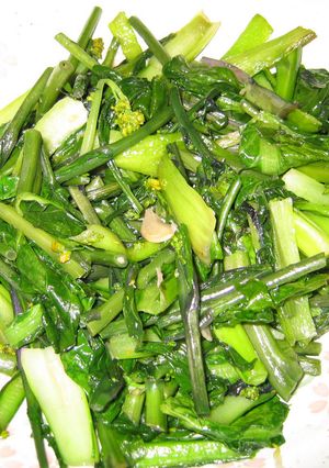 コウサイタイと小松菜の炒め物-レシピのメイン写真
