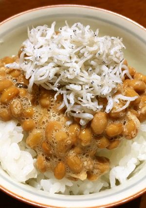 水戸の食卓より♪シラス納豆-レシピのメイン写真