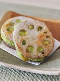 蓮根とアボカドの米粉揚げ-レシピのメイン写真