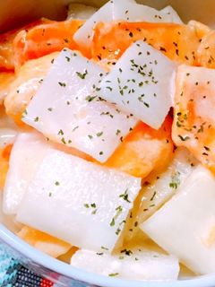 簡単おいしい柿と大根の漬け物-レシピのメイン写真