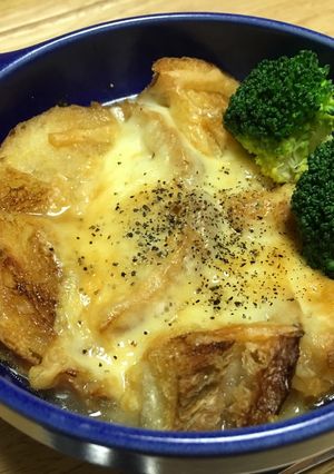 〜生姜こんぶのオニオングラタンスープ〜-レシピのメイン写真