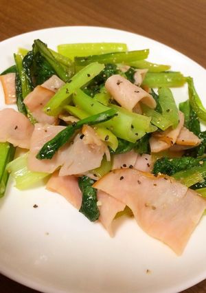 ❃ 小松菜のペペロンチーノ風ソテー ❃-レシピのメイン写真