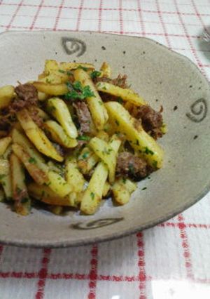おつまみに♪コンビーフポテト-レシピのメイン写真