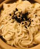 うどん玉鍋●鶏肉＆キャベツ・豆腐の寄せ鍋