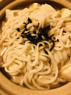 うどん玉鍋●鶏肉&キャベツ・豆腐の寄せ鍋-レシピのメイン写真