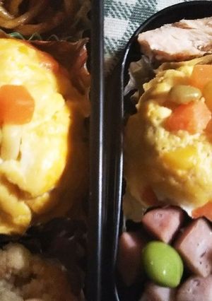 レンジで簡単☆茶巾卵☆お弁当にも-レシピのメイン写真