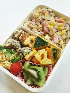 お弁当(11/15)コーンバター醤油炒め-レシピのメイン写真