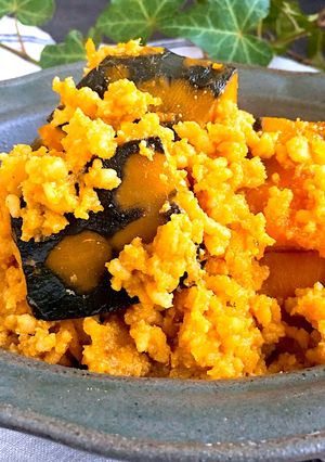 そぼろが絡むホクホクかぼちゃそぼろ煮-レシピのメイン写真