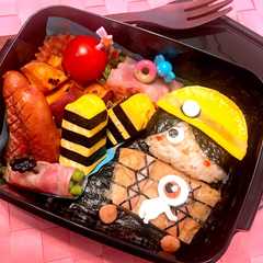 รูปของ ゆる～いゲゲゲの鬼太郎♡キャラ弁