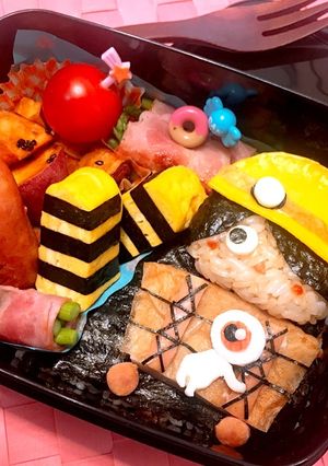 ゆる～いゲゲゲの鬼太郎♡キャラ弁-レシピのメイン写真