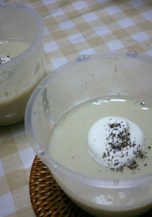 ほうじ茶豆乳ゼリー-レシピのメイン写真