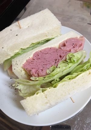 パンより多いハムサンド-レシピのメイン写真