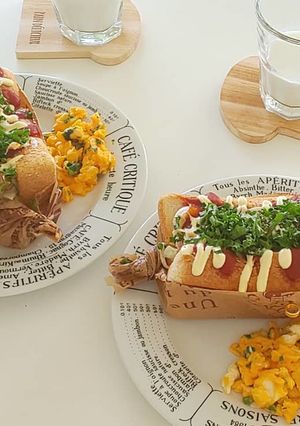 美味しい♪食パントーストでホットドック-レシピのメイン写真