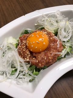 簡単おつまみ☆ネギトロでユッケ-レシピのメイン写真