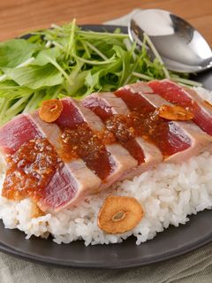 まぐろのガーリック丼-レシピのメイン写真