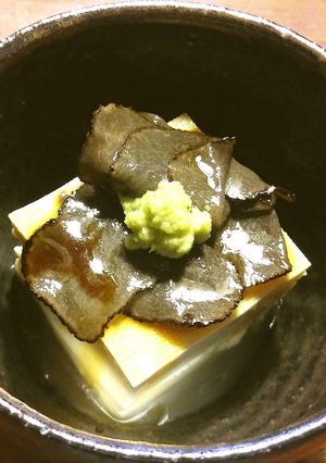 黒トリュフと生わさびの冷奴-レシピのメイン写真