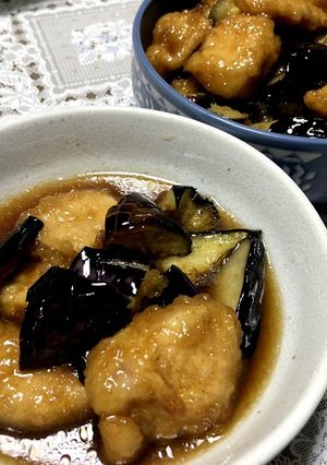ナスと鶏肉のさっぱり煮(南蛮)-レシピのメイン写真