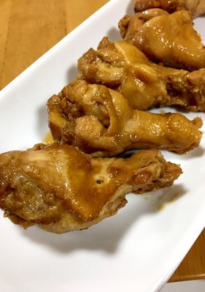 大人の給食☆超簡単！鶏手羽元の酢醤油煮-レシピのメイン写真