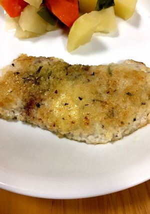 大人の給食☆かじきのハーブパン粉焼き-レシピのメイン写真