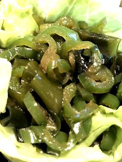 ピーマンとワカメの炒め煮-レシピのメイン写真