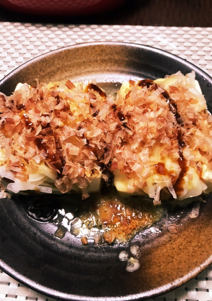 超簡単 お好み焼き風 温とうふ-レシピのメイン写真