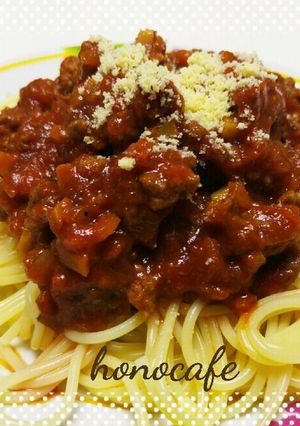 合挽肉にちょい技de本格派♥ミートソース-レシピのメイン写真