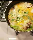 出汁香る♪白菜と鶏肉の優しいおじや