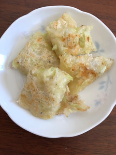 しらすのお好み焼き1歳のお昼ご飯-レシピのメイン写真