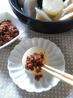 肉みそおでん【柏市学校給食】-レシピのメイン写真
