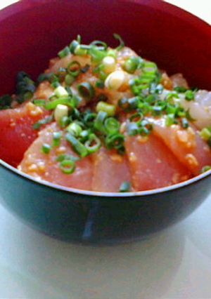 海鮮みそだれ丼-レシピのメイン写真