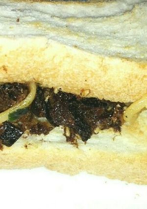 おかか昆布入り焼きそばトースト-レシピのメイン写真