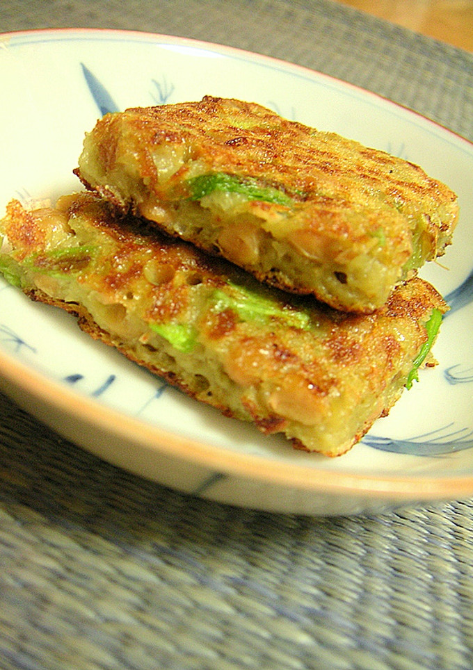 納豆の落とし焼き-レシピのメイン写真