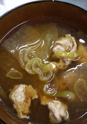 だいこんと豚肉のジンジャースープ-レシピのメイン写真
