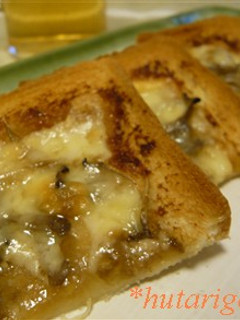 食パンで♪とっても簡単!おつまみピザ-レシピのメイン写真
