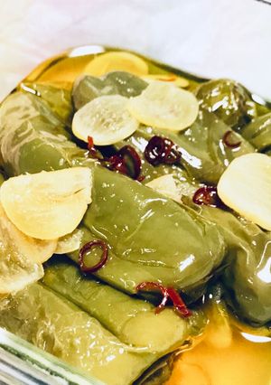 丸ごと ピーマンのアヒージョ風-レシピのメイン写真
