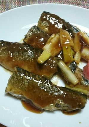 冷めても美味しい～サンマの胡麻足し煮付け-レシピのメイン写真