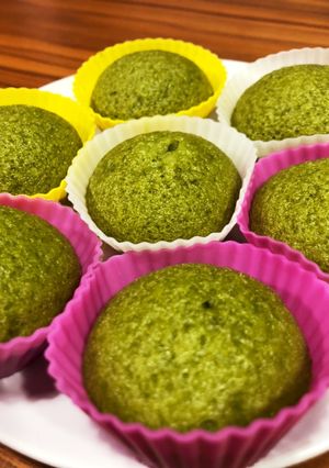 簡単！フライパンで 抹茶ミルク 蒸しパン-レシピのメイン写真