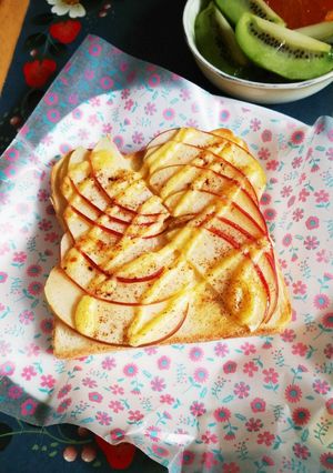 りんごトースト♪-レシピのメイン写真