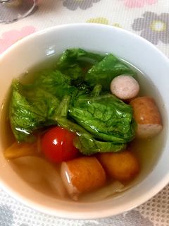 簡単シンプル、レタススープ(コンソメ味)-レシピのメイン写真