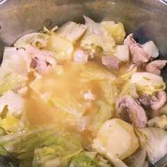 鶏肉とキャベツのチーズポトフ-レシピのメイン写真