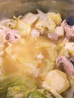 鶏肉とキャベツのチーズポトフ-レシピのメイン写真